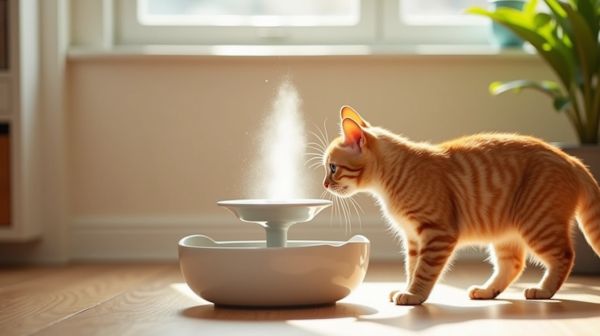 Pourquoi une fontaine à eau pour chat peut améliorer son hydratation